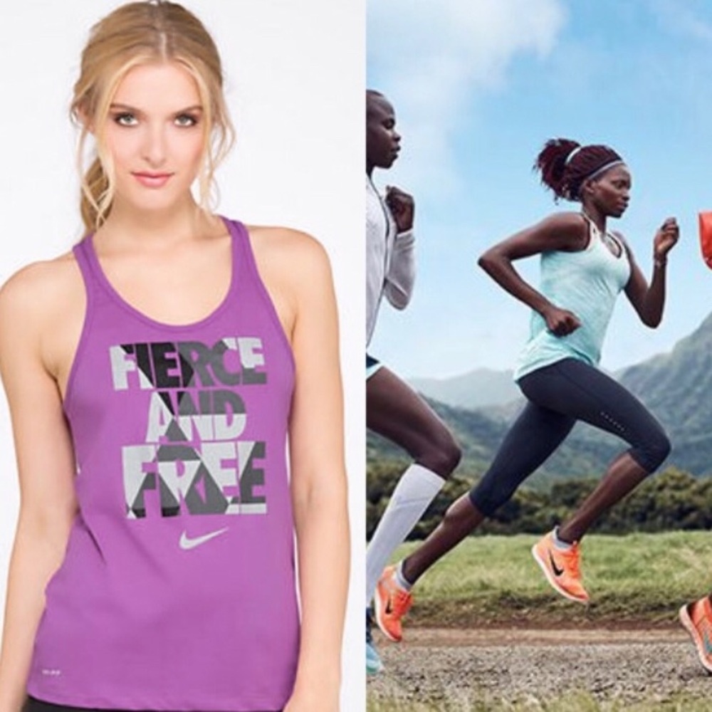 NIKE • “Fierce & Free” Dri-Fit Tank